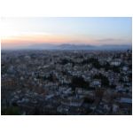 granada by sunset from alhambra tower.JPG